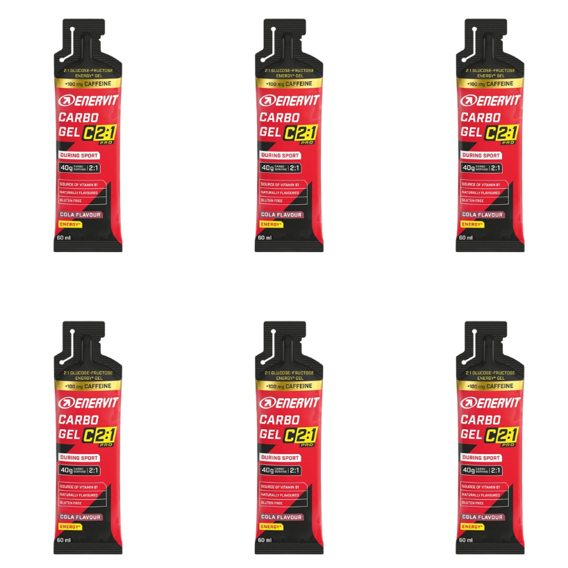 Enervit Carbo Gel C2:1PRO Cola with caffeine
